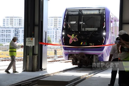 Dərnəgül elektrik deposuna ilk qatar daxil olub