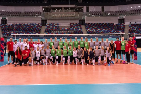 Azərbaycanın qadın voleybolçulardan ibarət millisi Belarus yığmasını məğlub edib