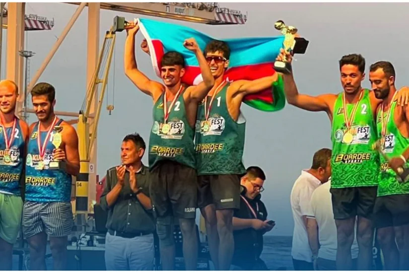 Azərbaycanın çimərlik voleybolçuları beynəlxalq turnirin qalibi olublar