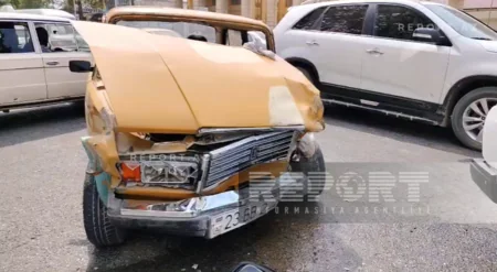 Göyçayda üç minik avtomobili toqquşub, xəsarət alanlar var