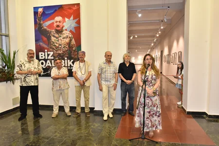 Bakıda rəssam və şair Nazim Şahın sərgisi açılıb