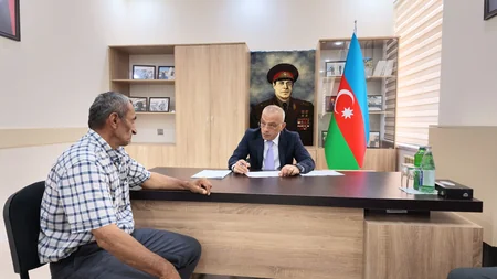 Zaur Mikayılov Lənkəranda vətəndaşları qəbul edib