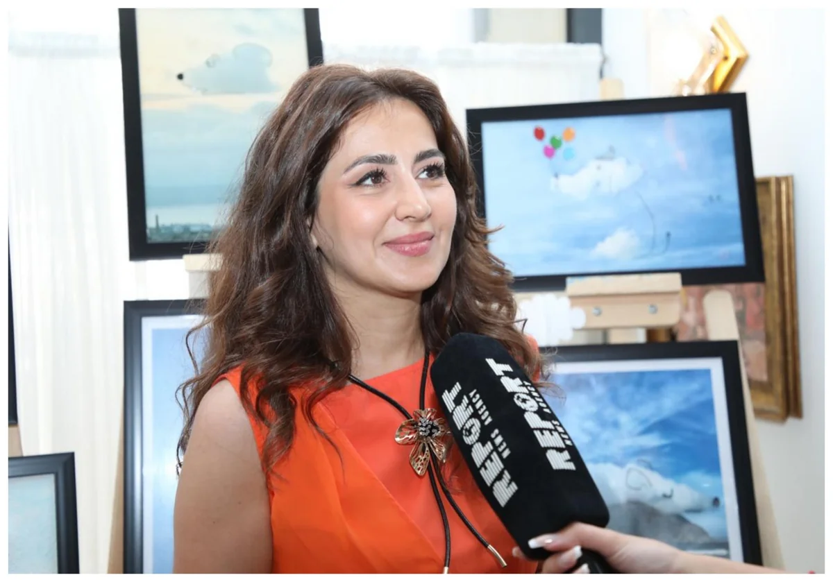 Sərvinaz Eminova: Sərgidə nümayiş olunan rəsmlərimin heç birində süni intellektdən istifadə edilməyib