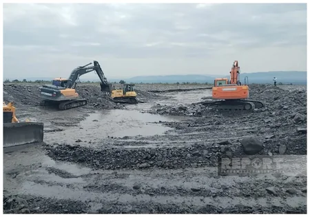 Oğuzdan axan çaylarda sel və daşqınlara qarşı mübarizə tədbirləri görülür