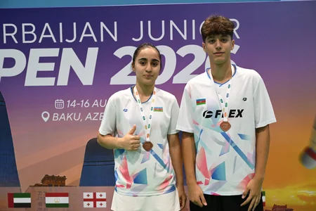 Azərbaycan badmintonçuları beynəlxalq turnirdə 4 medal qazanıblar