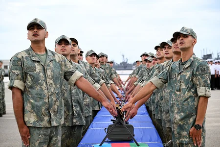 Ð ÐзеÑбайджанÑкой аÑмии ÑоÑÑоÑлиÑÑ ÑеÑемонии пÑинеÑÐµÐ½Ð¸Ñ Ð¿ÑиÑÑги