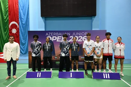 Azərbaycan badmintonçuları beynəlxalq turnirdə 4 medal qazanıblar
