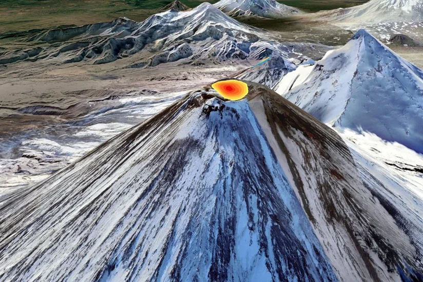 Klyuçevskaya Sopka vulkanı yenidən püskürüb