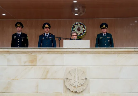 DSX-də gənc əsgərlərin andiçmə mərasimi keçirilib