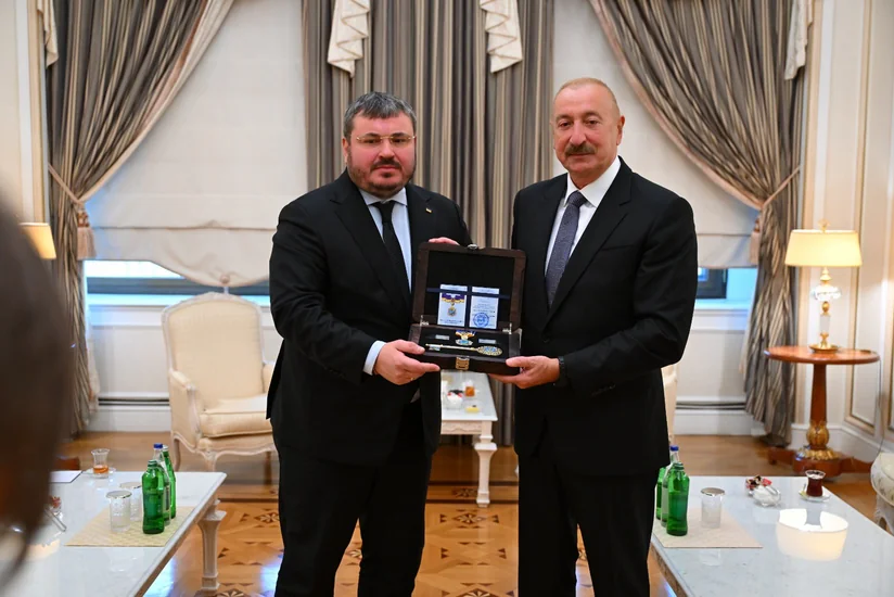 Ilham Aliyev presented with certificate of 'Honorary Citizen of the City of Irpin'