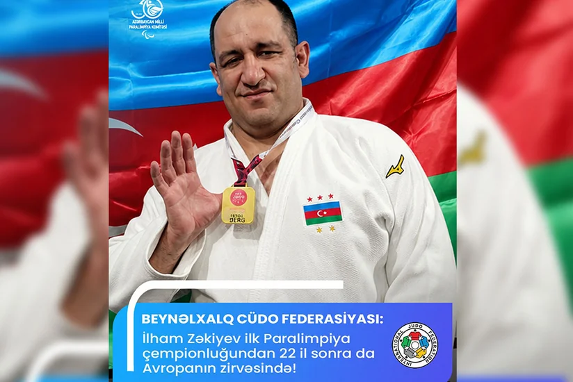 IJF İlham Zəkiyevin 10-cu dəfə Avropa çempionu olmasını əsas simvolik məqam kimi qiymətləndirib