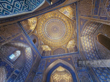 Azerbaijani journalists visit Registan square in Samarkand