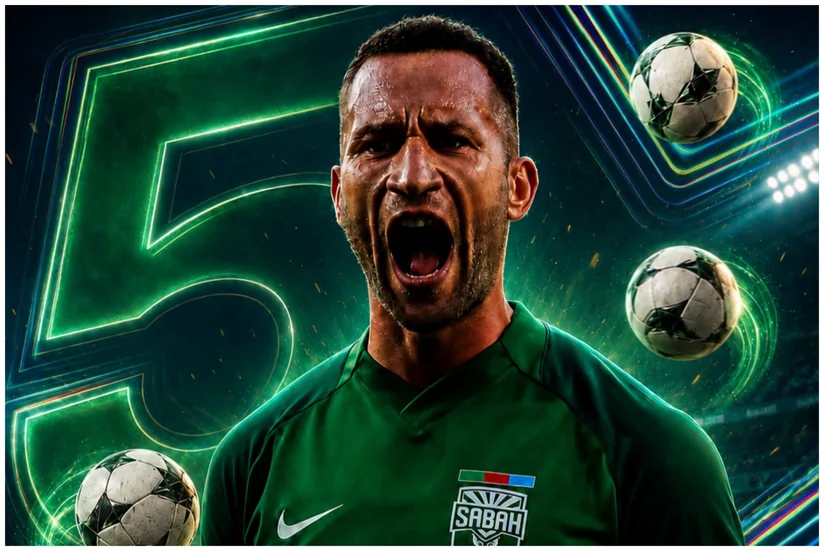 Sabahın futbolçusu Velko Simiç UEFA Çempionlar Liqasında rekorda imza atıb