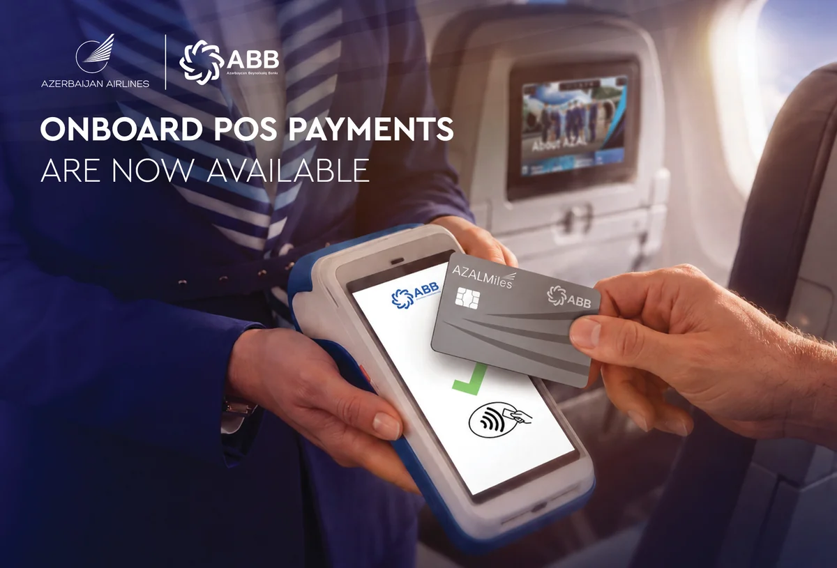 AZAL introduces POS terminal payment option onboard aircraft
