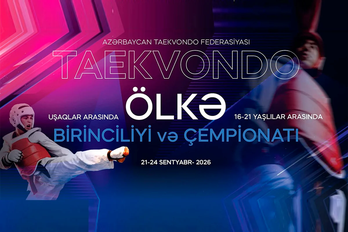 Sentyabrda taekvondo üzrə Azərbaycan çempionatı keçiriləcək