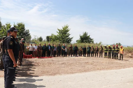 FHN meşələrdə yanğın təhlükəsizliyinə dair praktiki təlim keçirib