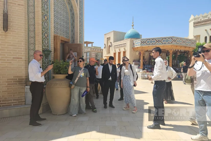 Азербайджанские журналисты посетили Silk Road Samarkand