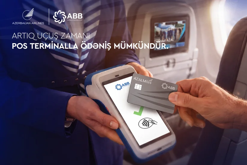 AZAL təyyarə göyərtəsində POS-terminalla ödəniş imkanını istifadəyə verib