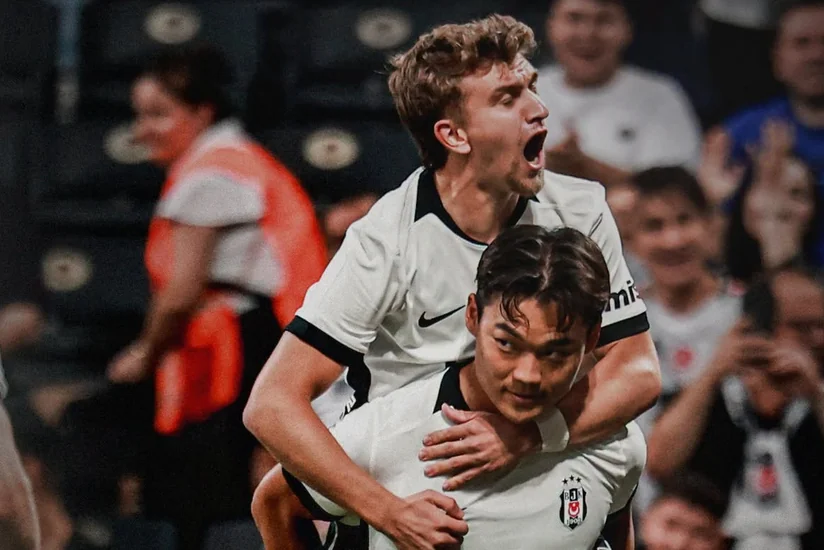 UEFA Avropa Liqası: Beşiktaş pley-off mərhələsinin ilk oyununda inamlı qələbə qazanıb
