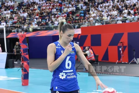 Azərbaycanın qadın voleybolçulardan ibarət millisi Portuqaliya yığmasını məğlub edib