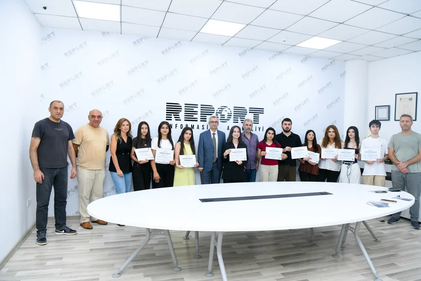Report Media Məktəbində 21-ci qrupun təlim proqramı yekunlaşıb