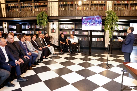 Milli Paralimpiya Komitəsinin 30 illik yubileyinə həsr olunmuş poçt markası təqdim edilib