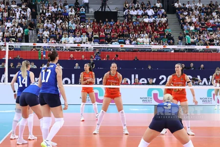 Azərbaycanın qadın voleybolçulardan ibarət millisi Portuqaliya yığmasını məğlub edib