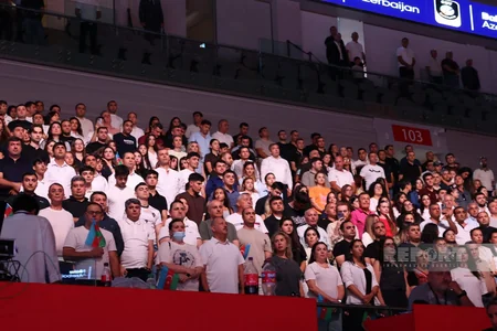 Bakıda qadın voleybolçular arasında Avropa çempionatının açılış mərasimi keçirilib