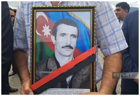 Laçında I Qarabağ müharibəsinin itkin-şəhidi Cümşüd Məmmədov dəfn edilib - YENİLƏNİB
