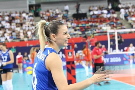 Azərbaycanın qadın voleybolçulardan ibarət millisi Portuqaliya yığmasını məğlub edib