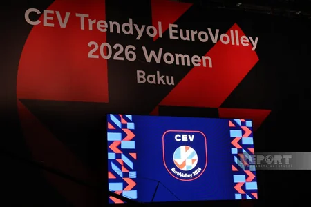 Bakıda qadın voleybolçular arasında Avropa çempionatının açılış mərasimi keçirilib