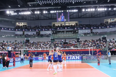 Azərbaycanın qadın voleybolçulardan ibarət millisi Portuqaliya yığmasını məğlub edib