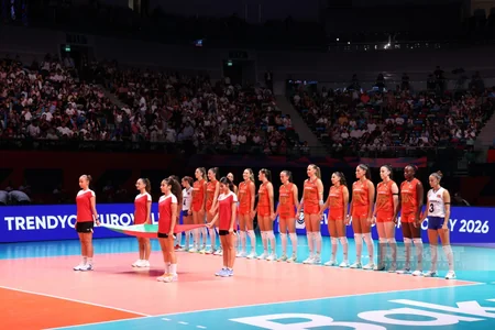 Bakıda qadın voleybolçular arasında Avropa çempionatının açılış mərasimi keçirilib