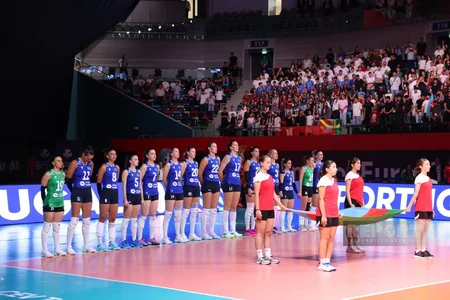 Bakıda qadın voleybolçular arasında Avropa çempionatının açılış mərasimi keçirilib