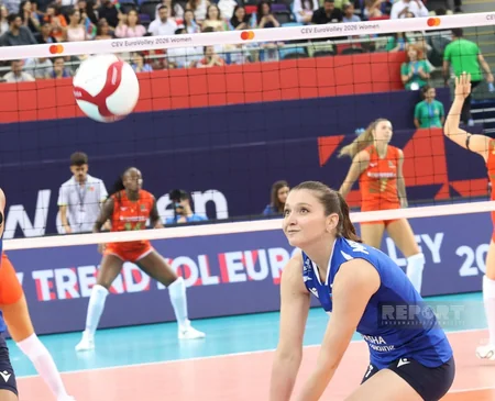 Azərbaycanın qadın voleybolçulardan ibarət millisi Portuqaliya yığmasını məğlub edib