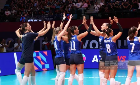 Bakıda qadın voleybolçular arasında Avropa çempionatının açılış mərasimi keçirilib