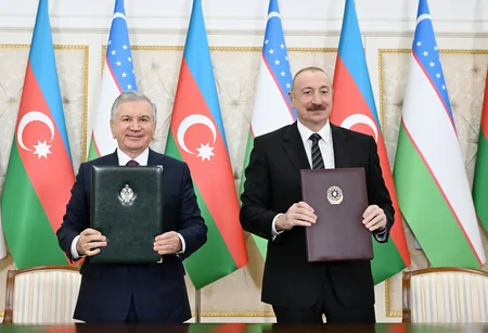 President Ilham Aliyev gives interview to Uzbekistan National News Agency