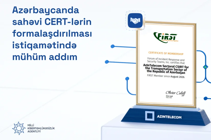 AzİnTelecom FIRST beynəlxalq təşkilatına üzv olub