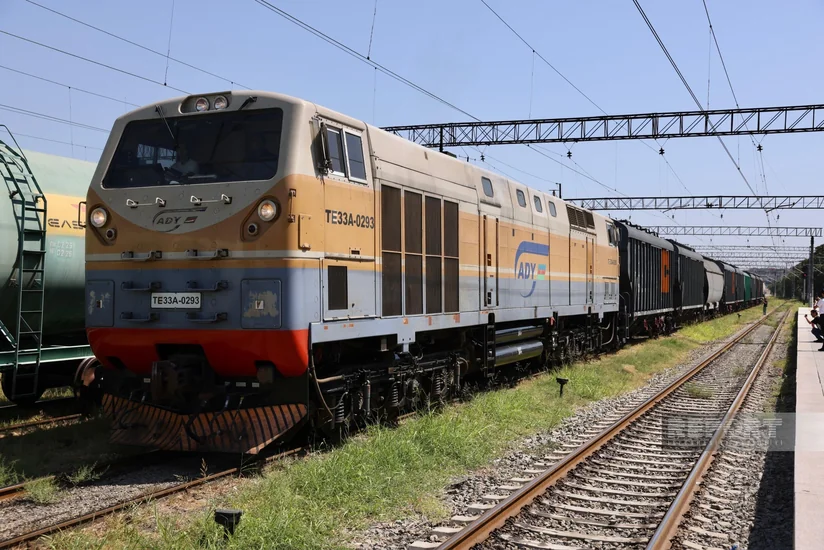 Train carrying Russian wheat, propane for Armenia departs from Bilajari station