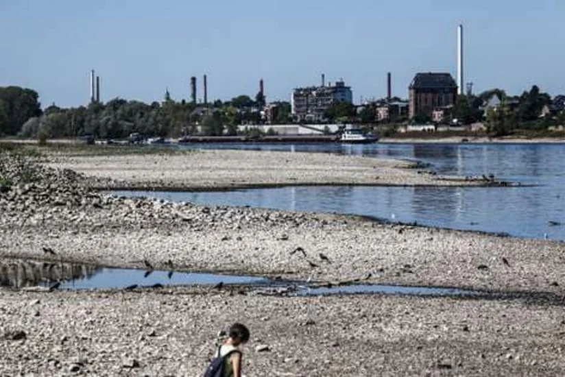 В Рейне уровень воды постепенно повышается после рекордного снижения