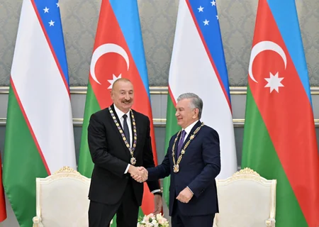 Award ceremony for Presidents of Azerbaijan and Uzbekistan held in Tashkent - Update