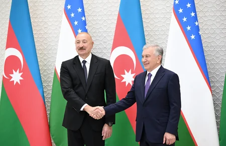 Daşkənddə Prezident İlham Əliyevin rəsmi qarşılanma mərasimi olub - YENİLƏNİB