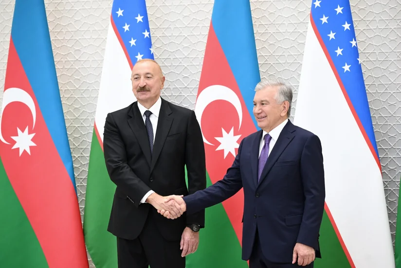Shavkat Mirziyoyev awarded Heydar Aliyev Order