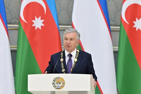 Award ceremony for Presidents of Azerbaijan and Uzbekistan held in Tashkent - Update