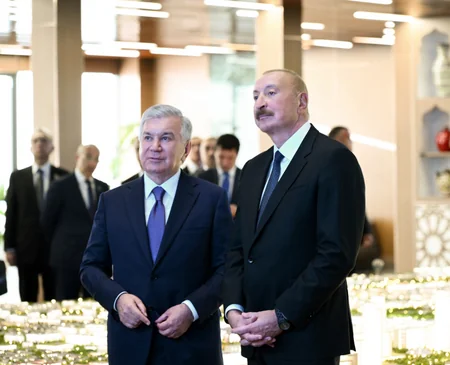 İlham Əliyev Özbəkistanda Yeni Daşkənd layihəsi ilə tanış olub - YENİLƏNİB