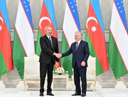 Award ceremony for Presidents of Azerbaijan and Uzbekistan held in Tashkent - Update