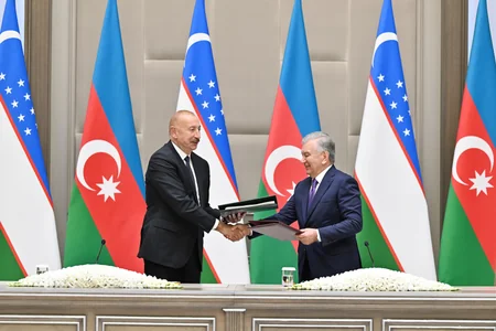 Ceremony for signing and exchanging Azerbaijan–Uzbekistan documents held in Tashkent - UPDATED