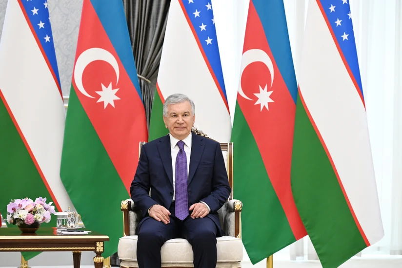 Mirziyoyev İlham Əliyevin Özbəkistana dövlət səfərinin tarixi əhəmiyyət kəsb etdiyini bildirib