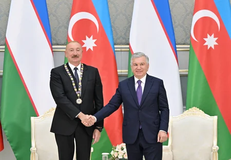 Award ceremony for Presidents of Azerbaijan and Uzbekistan held in Tashkent - Update