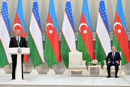 Award ceremony for Presidents of Azerbaijan and Uzbekistan held in Tashkent - Update